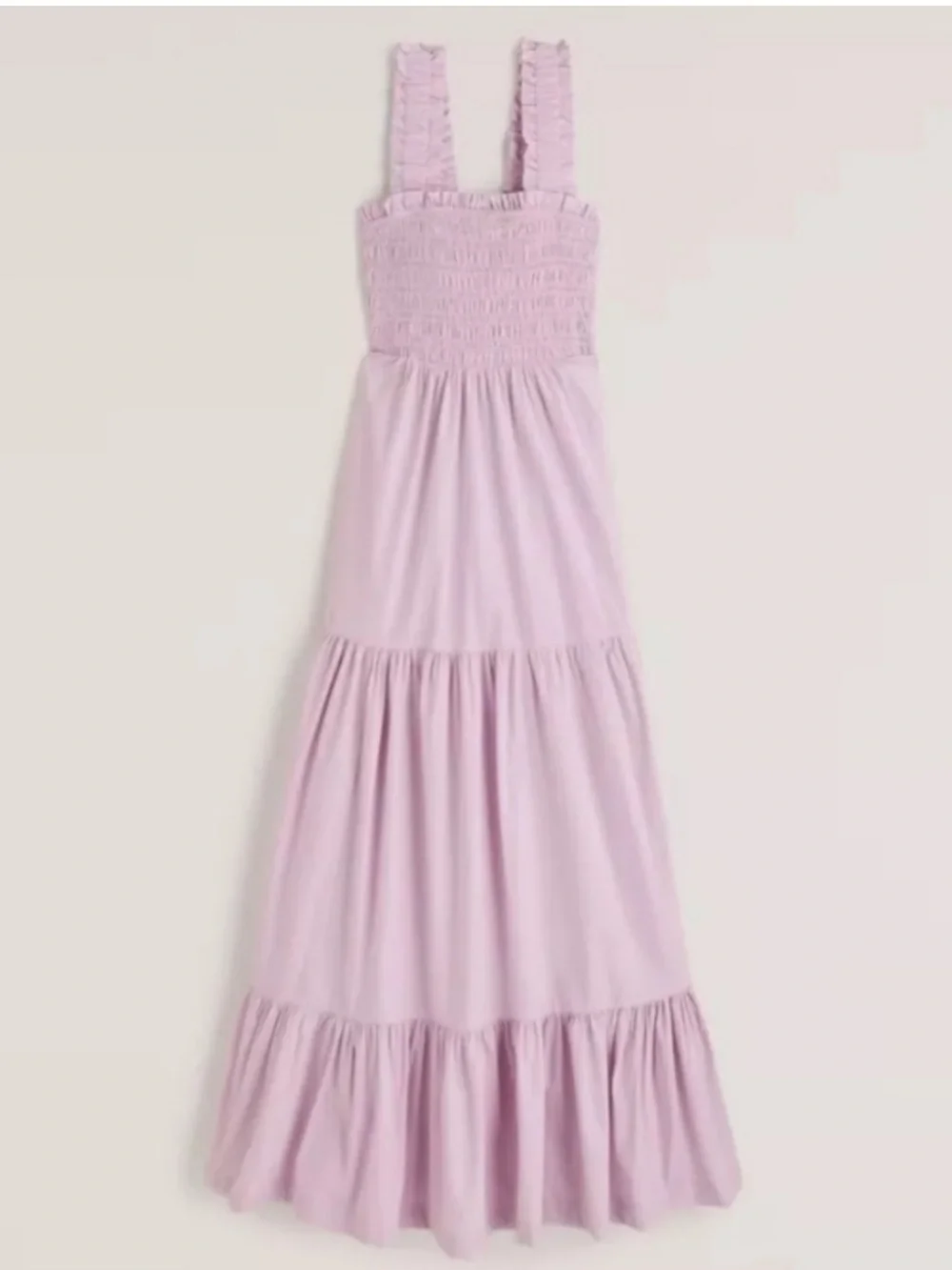 NWT Abercrombie & Fitch Tiered Smocked Maxi Dress